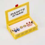 Super Smalls Multi-colored Gem Clip-On Earring Set