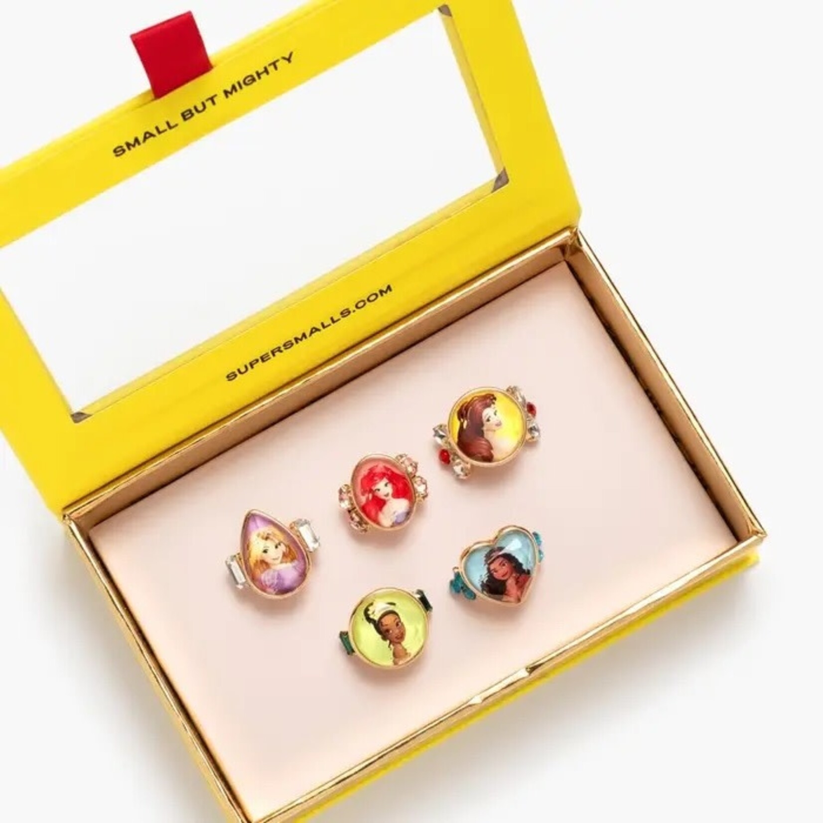 Super Smalls Disney Princess 5-Piece Ring Set