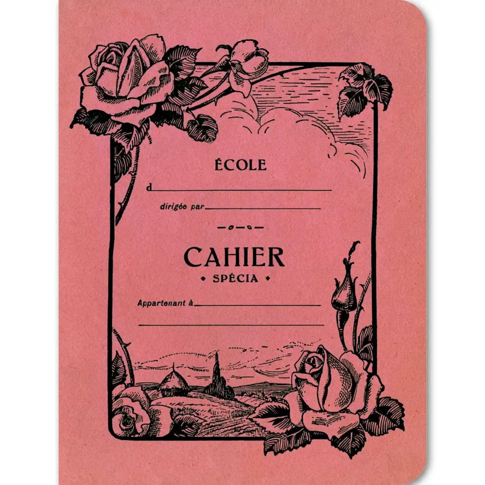 Laughing Elephant Rose - French Notebook