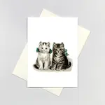 Laughing Elephant Adorable Kittens - Friendship Card