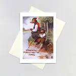 Laughing Elephant Bear Father and Son - Father's Day Card