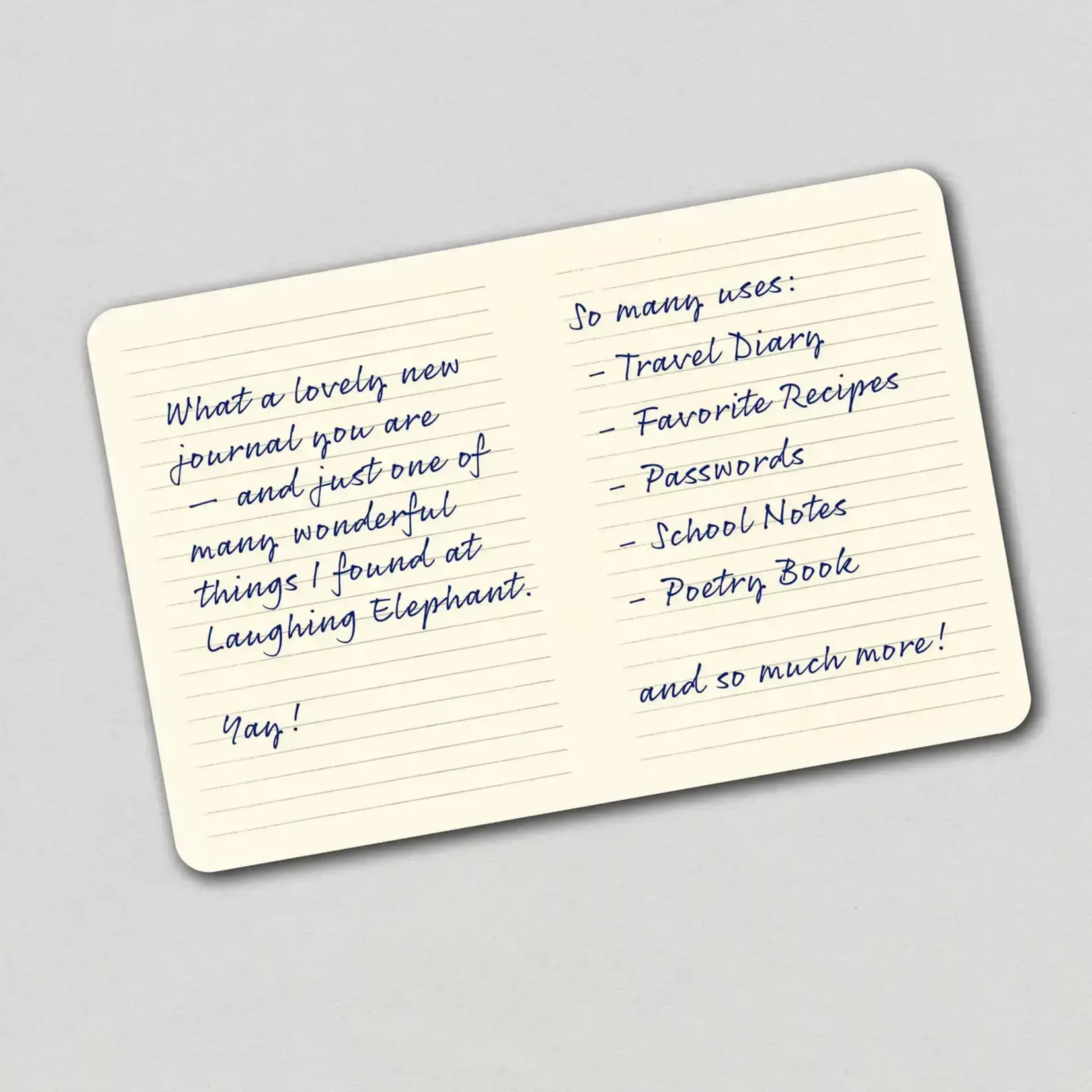 Laughing Elephant Mucha - French Notebook