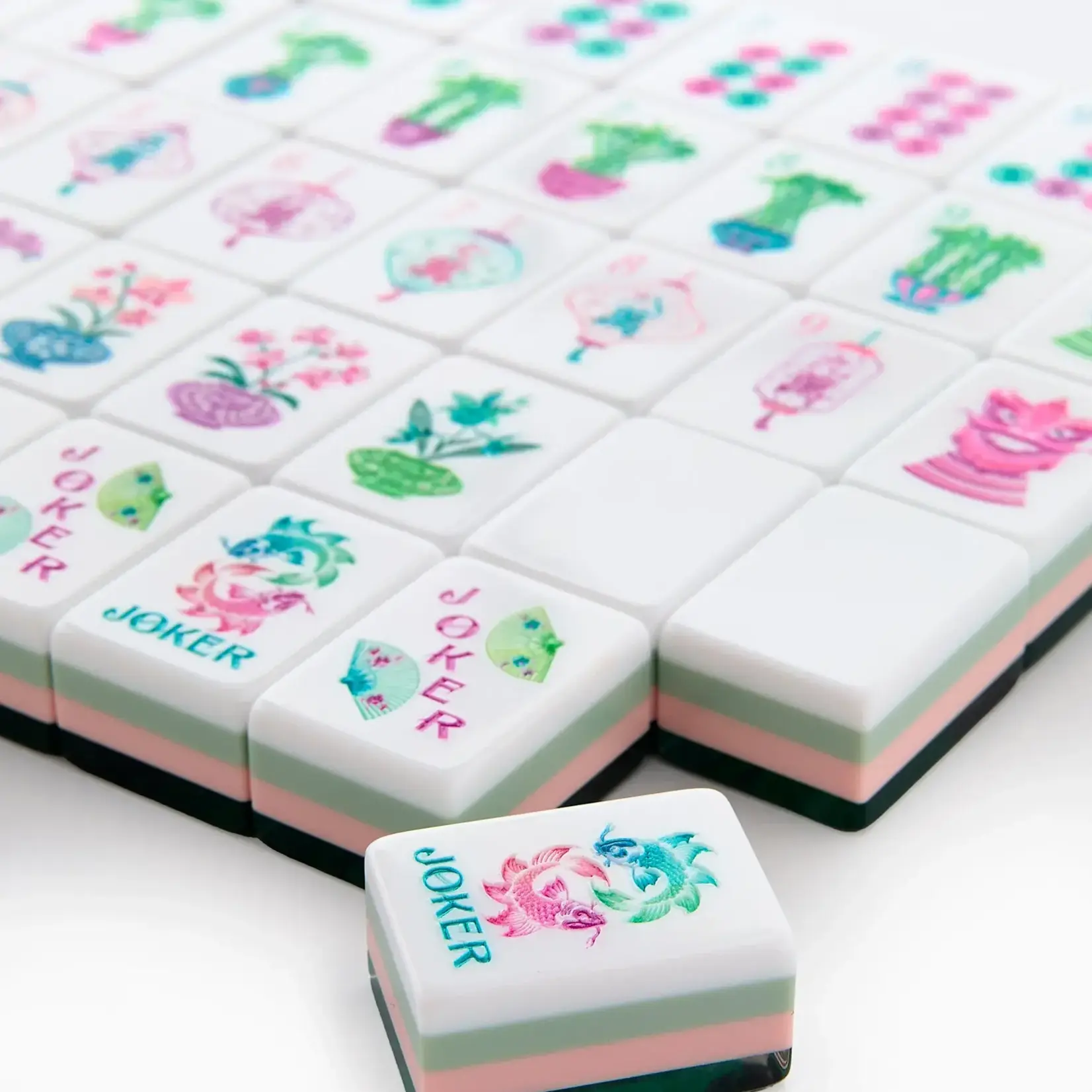 Oh My Mahjong Emerald Mahjong Tiles
