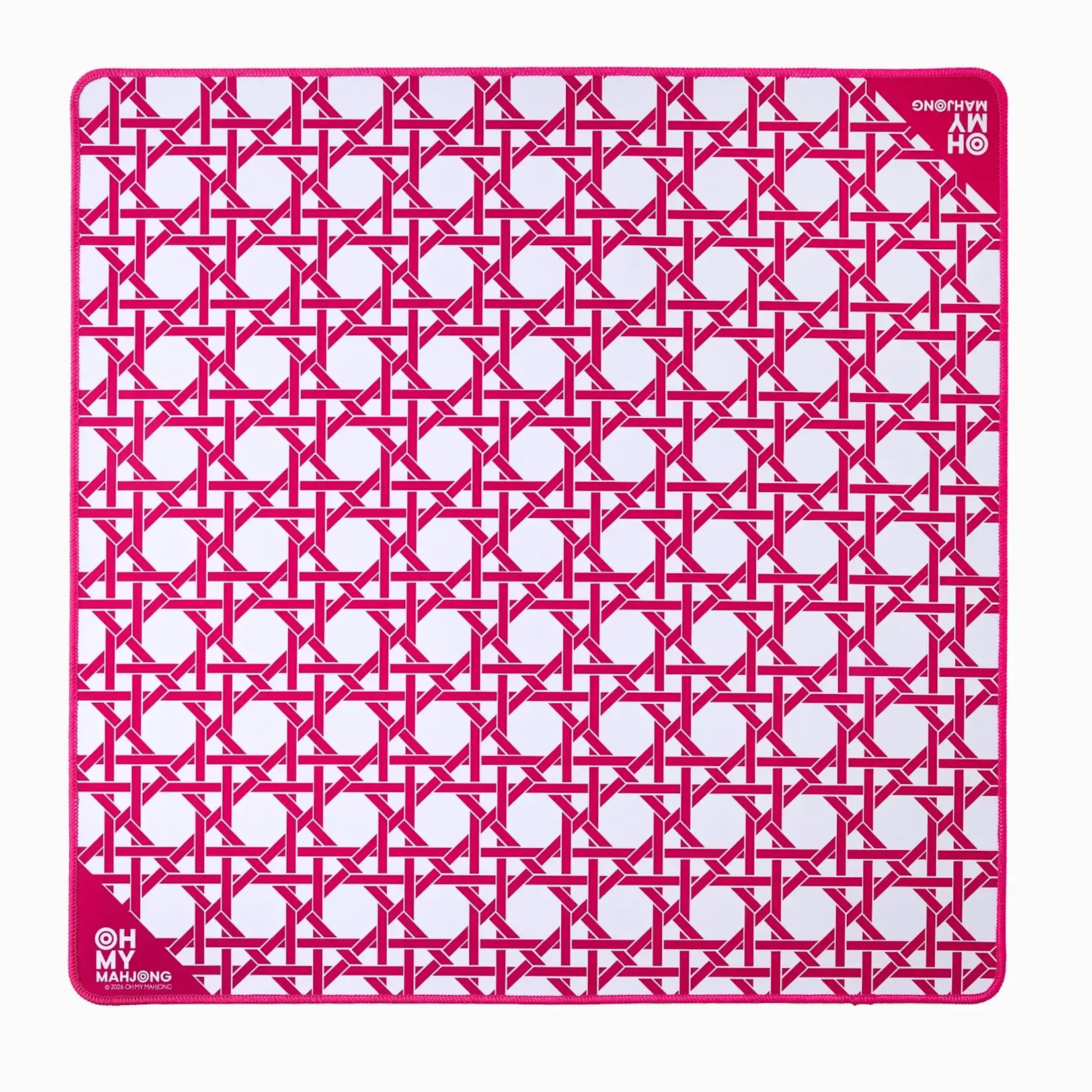 Oh My Mahjong Mini Pink Cane Mat
