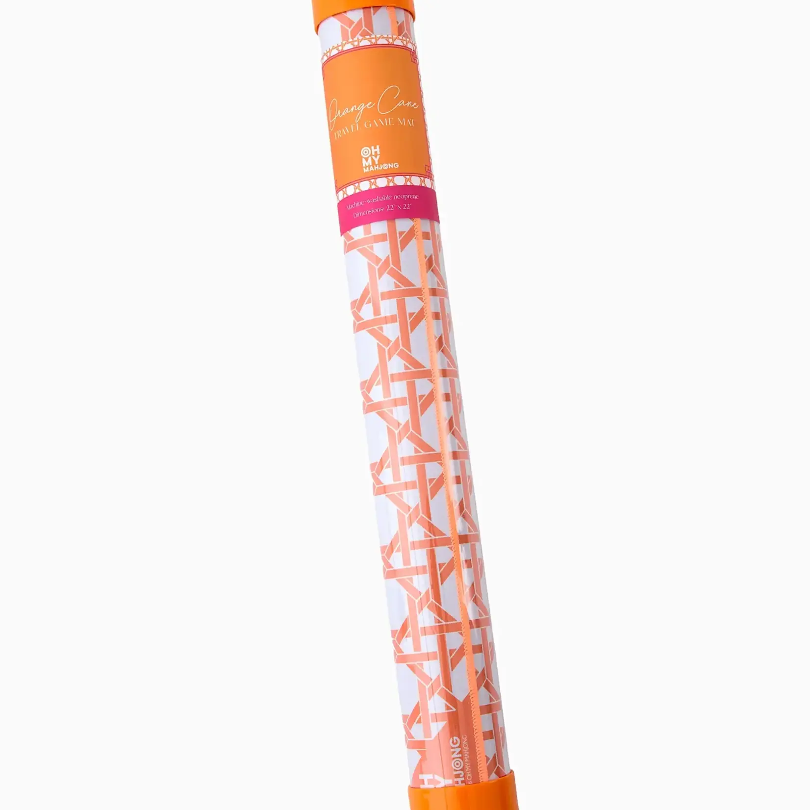 Oh My Mahjong Mini Orange Cane Mat