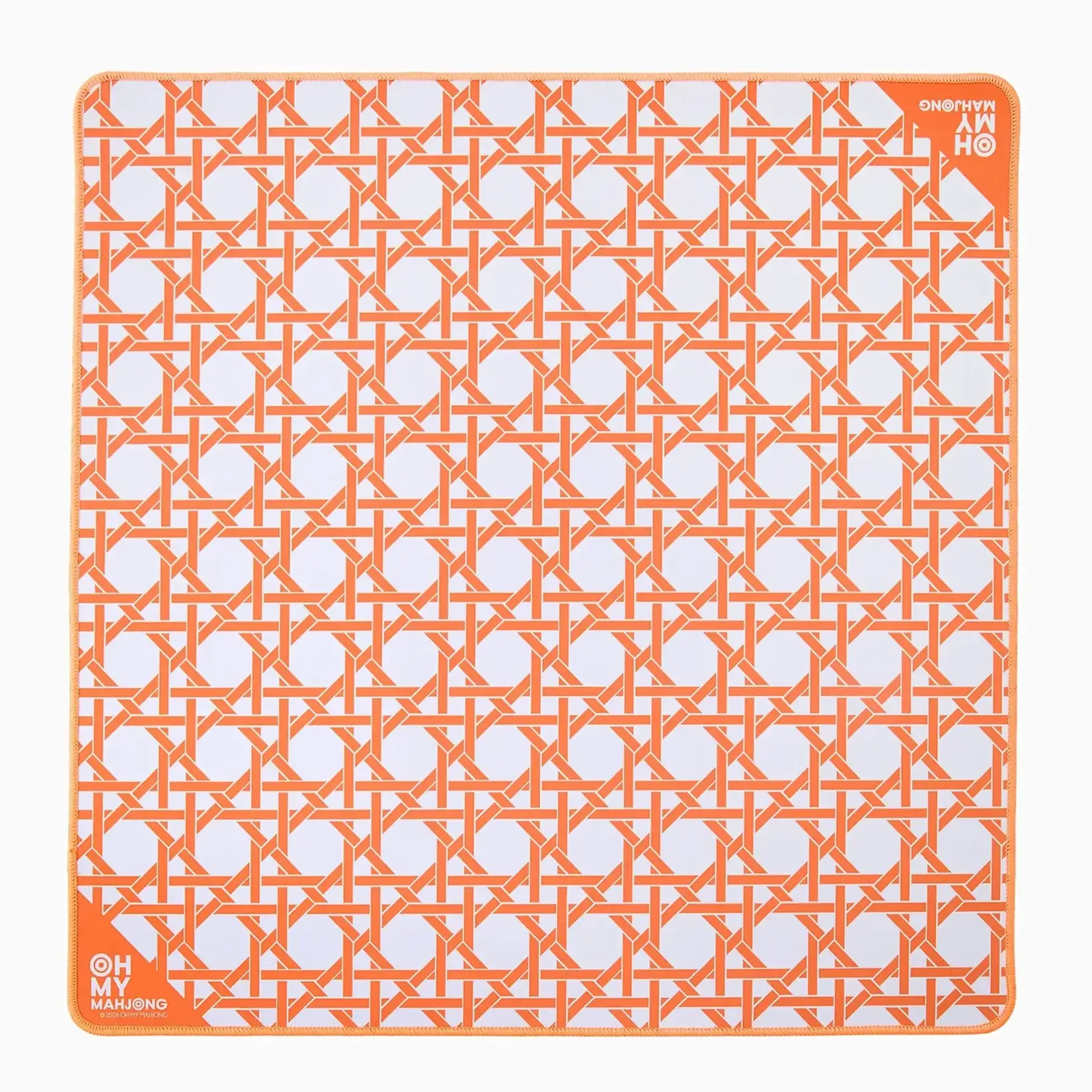 Oh My Mahjong Mini Orange Cane Mat