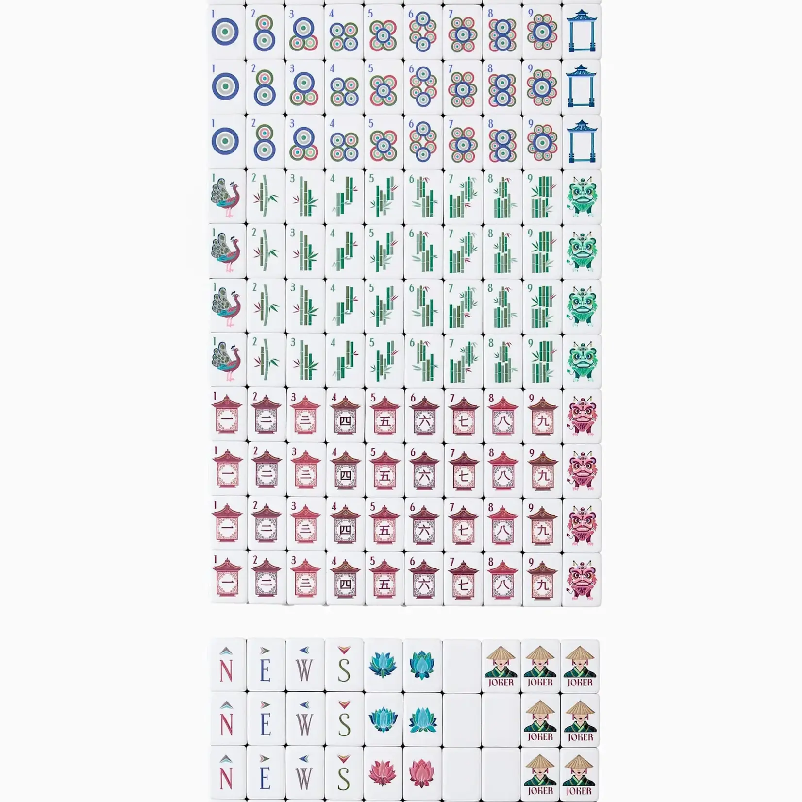 Oh My Mahjong Drake Mahjong Tiles