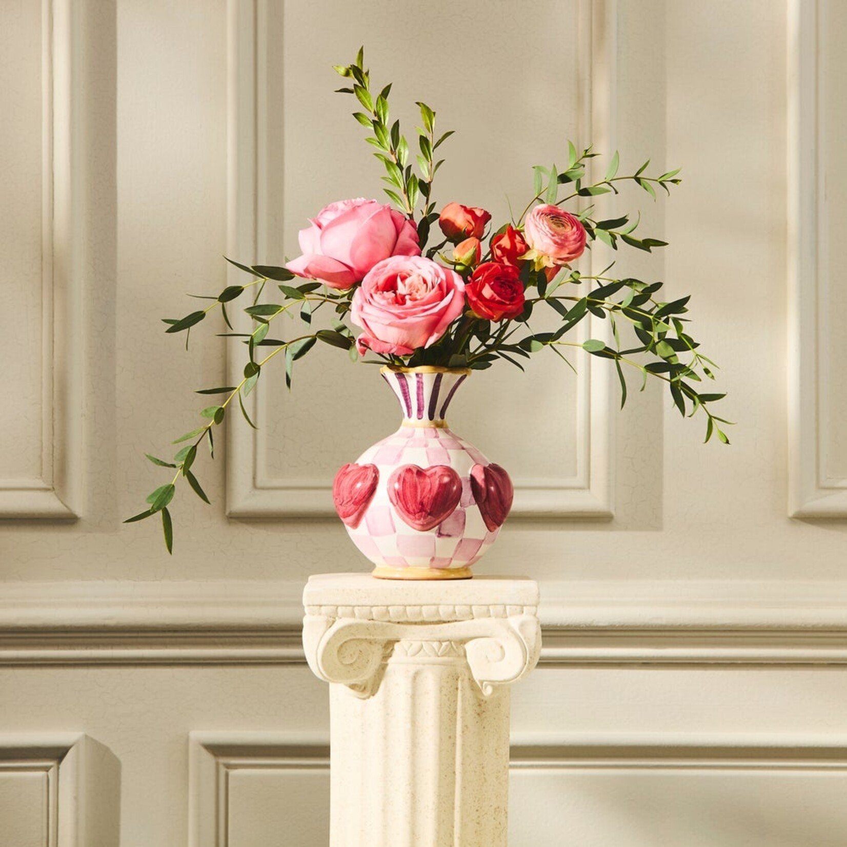 MacKenzie-Childs collectors series: vase edition - heart vase