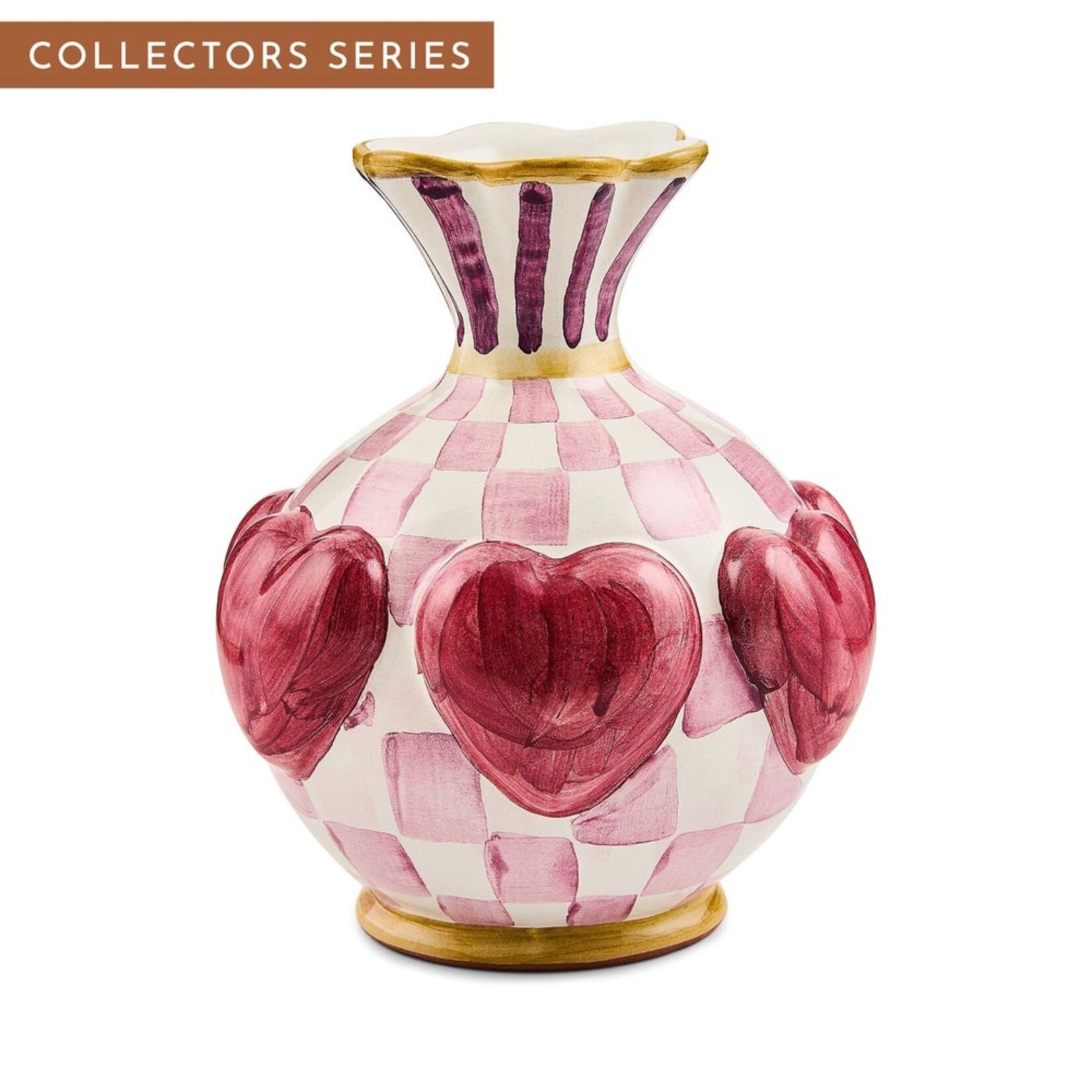 MacKenzie-Childs collectors series: vase edition - heart vase