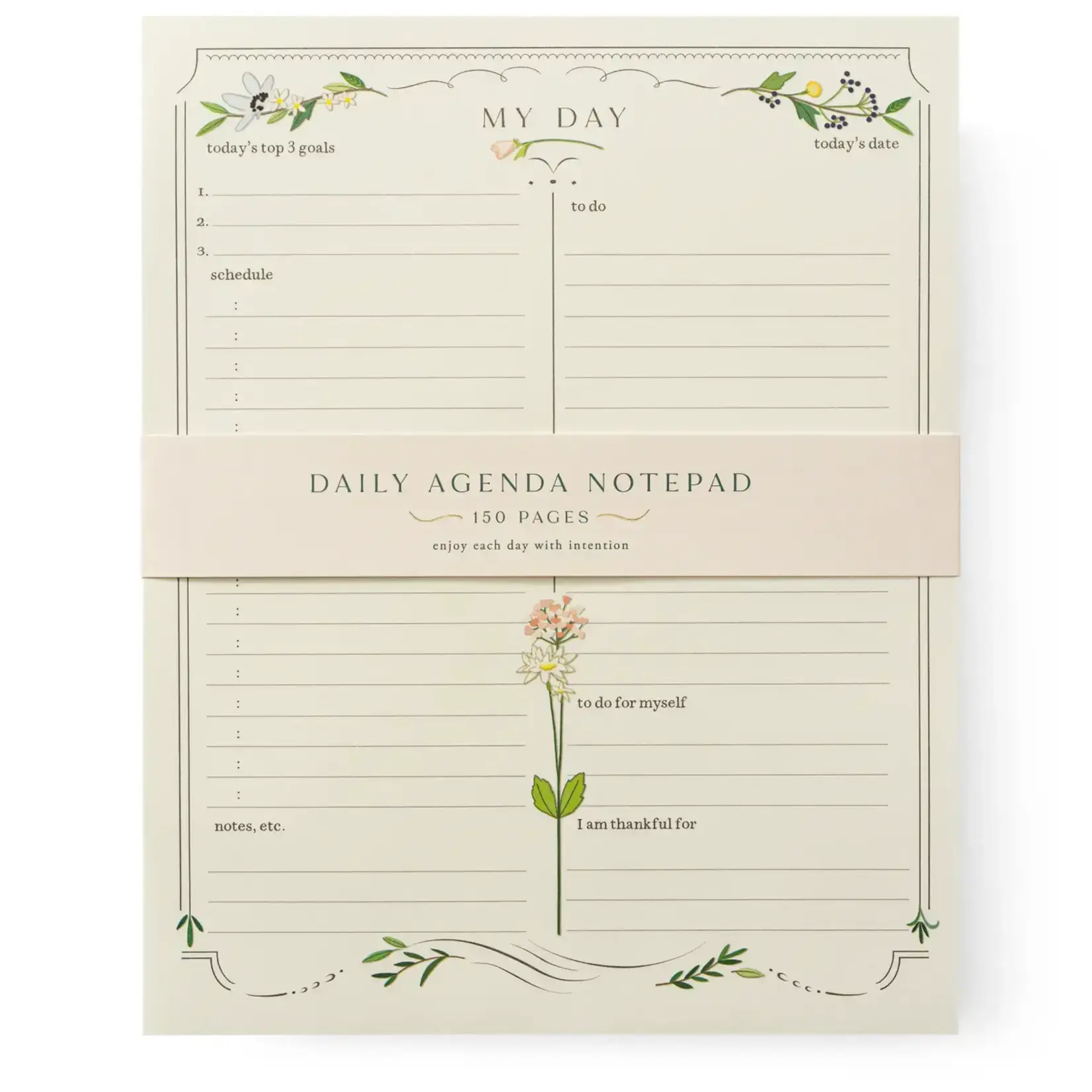 Karen Adams Designs The Daily Agenda Pad