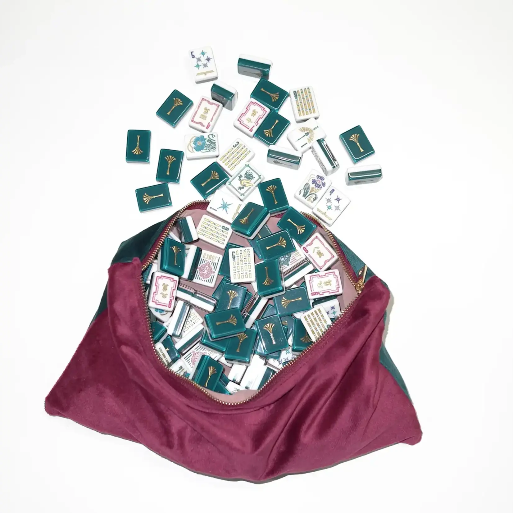 Bam Bird Boutique Deco Velvet Tile Bag