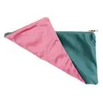 Bam Bird Boutique Rose Classic Mahjong Tile Set with Teal/Pink Velvet Tile Bag