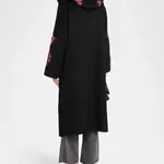 Johnny Was CHELLI CHARCOAL FRINGE COAT