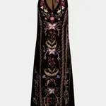 Johnny Was VELVET V-NECK TANK DRESS- CARMINIA