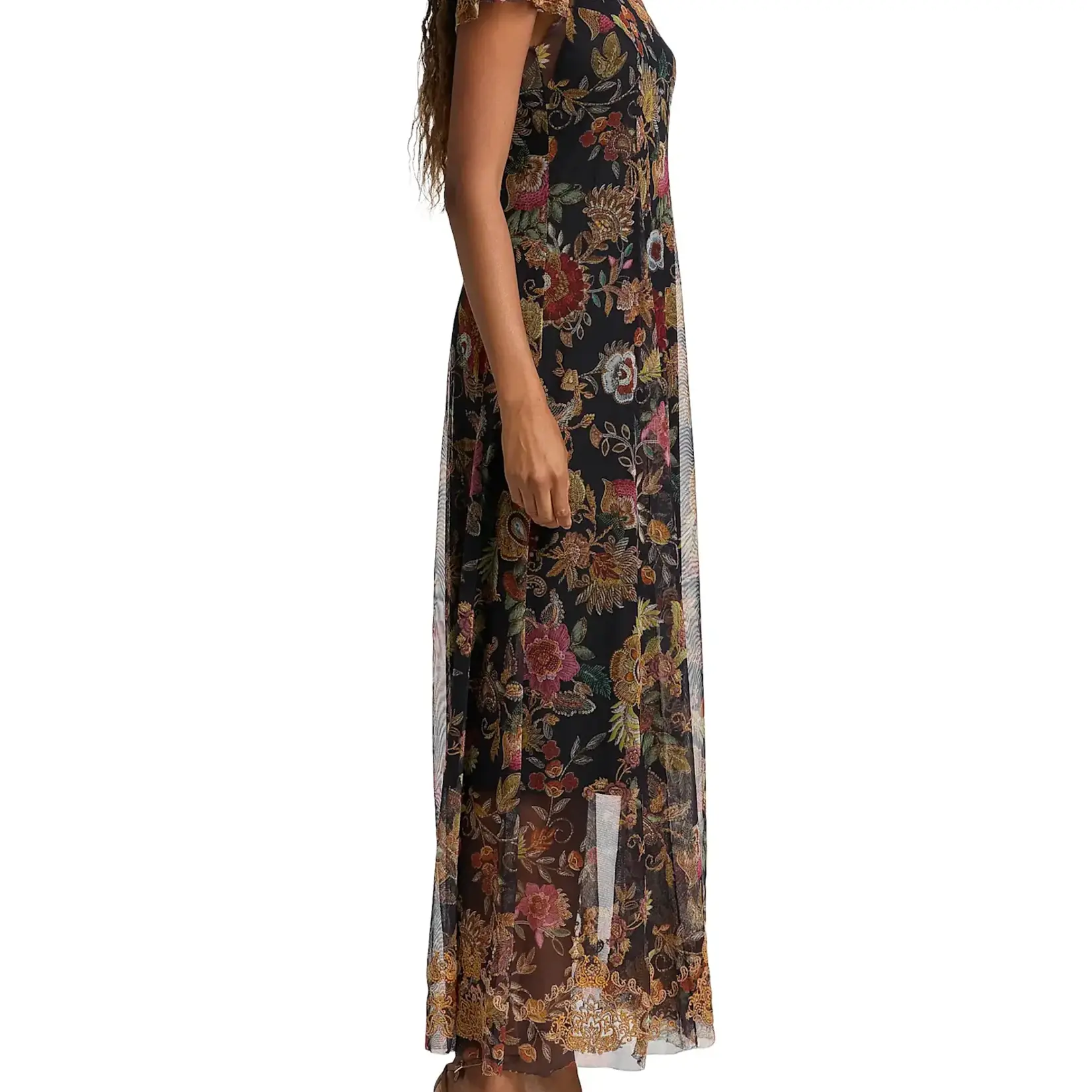 Johnny Was KAIMARIE MESH DRESS (SLIP) - LOWRI