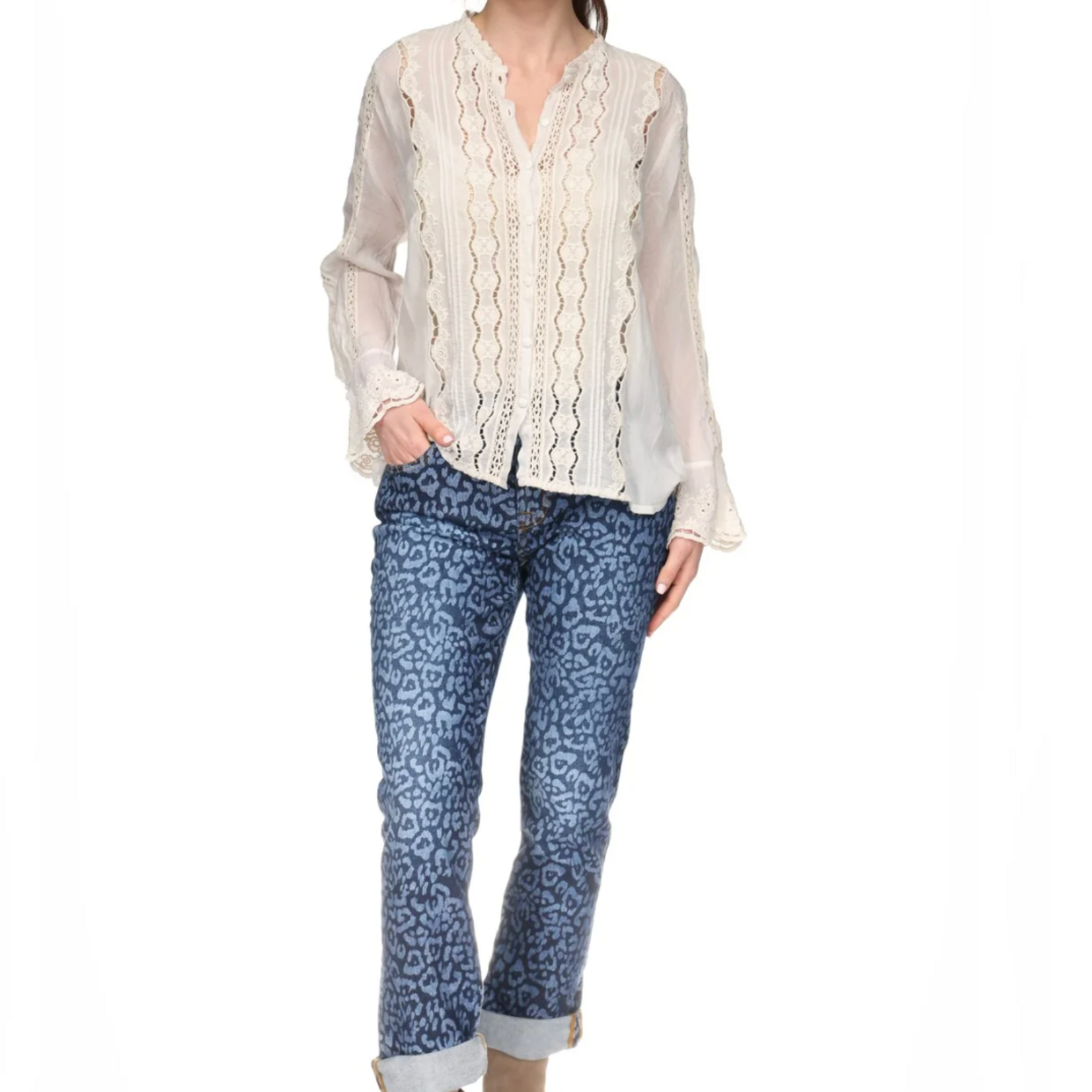 Johnny Was INESSA SHIRT (SLIP)