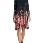 Johnny Was THE JANIE FAVORITE MOCK NECK SWING DRESS- CHERIE