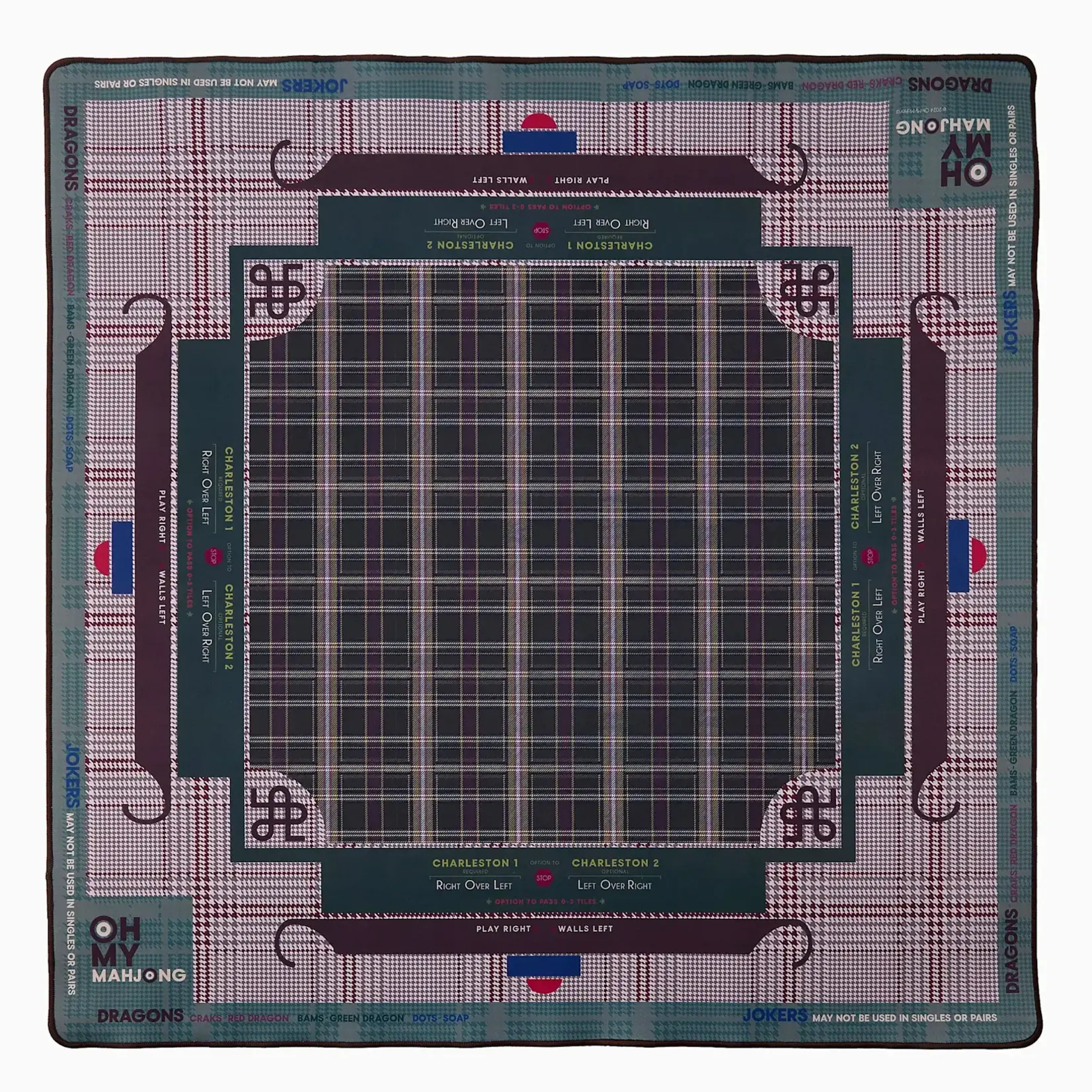 Oh My Mahjong Dapper Mat in Tube