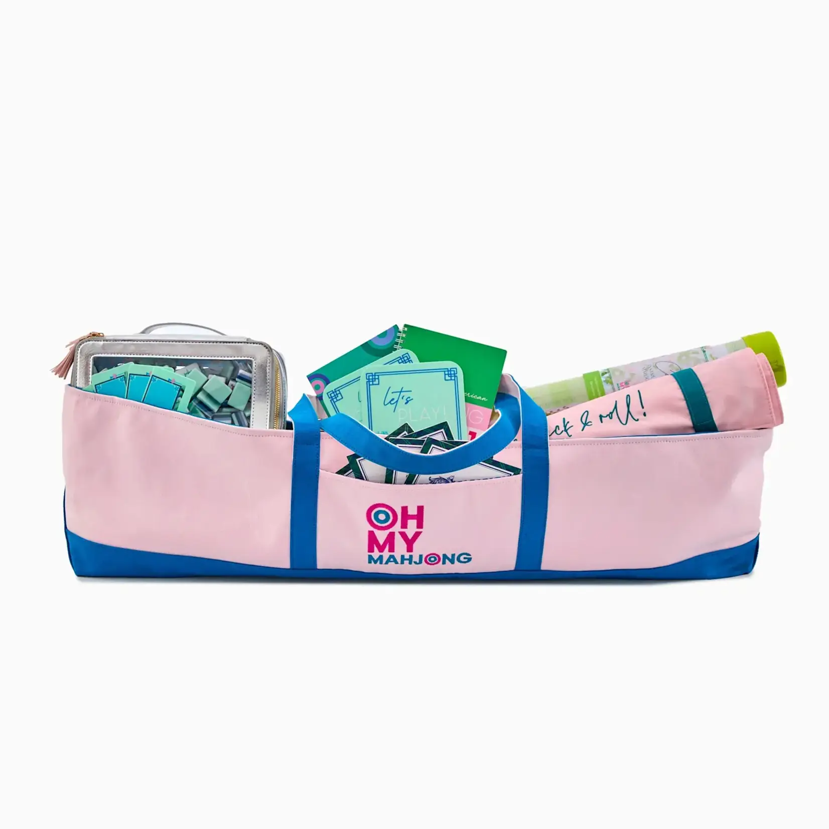 Oh My Mahjong Pink Mat Storage Bag