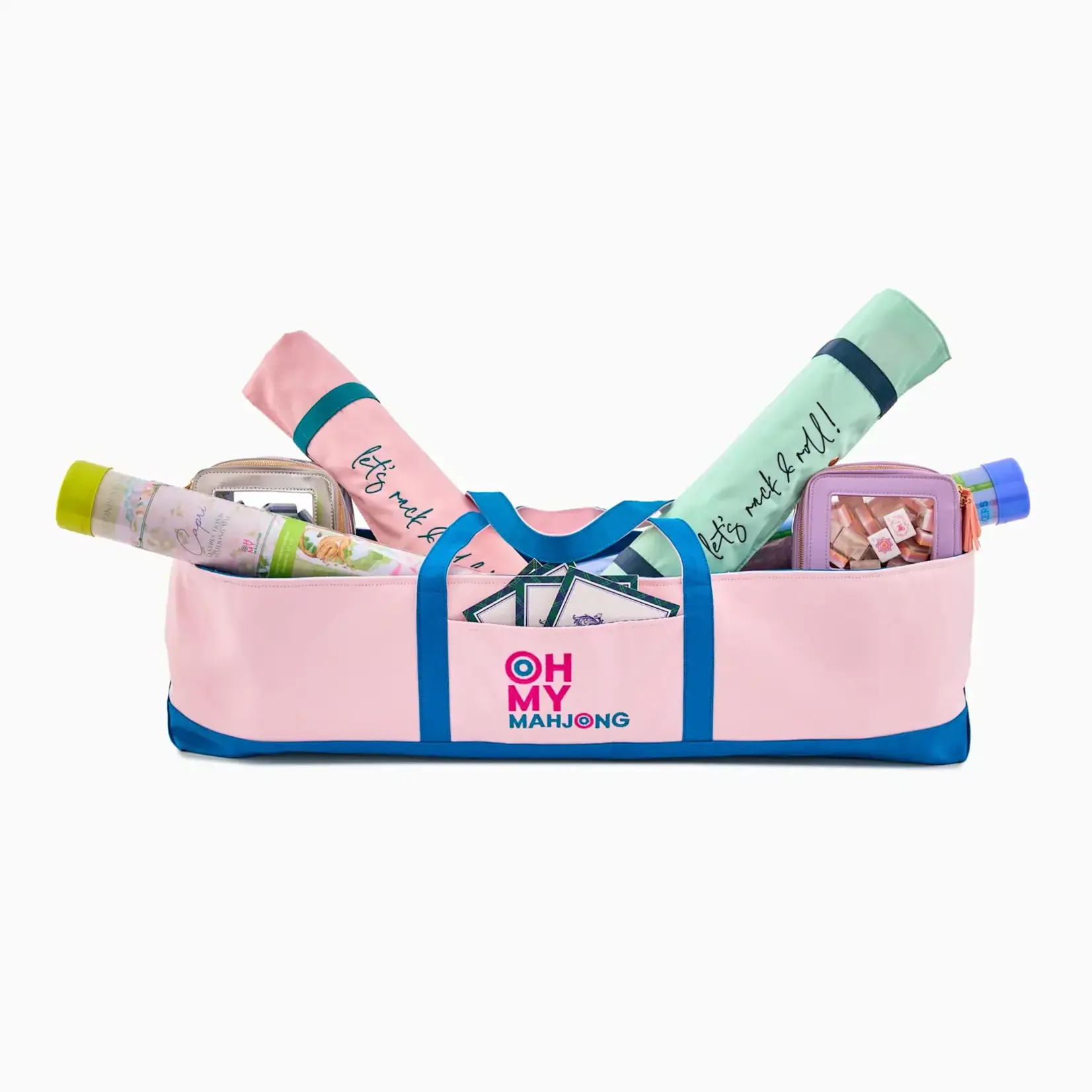 Oh My Mahjong Pink Mat Storage Bag