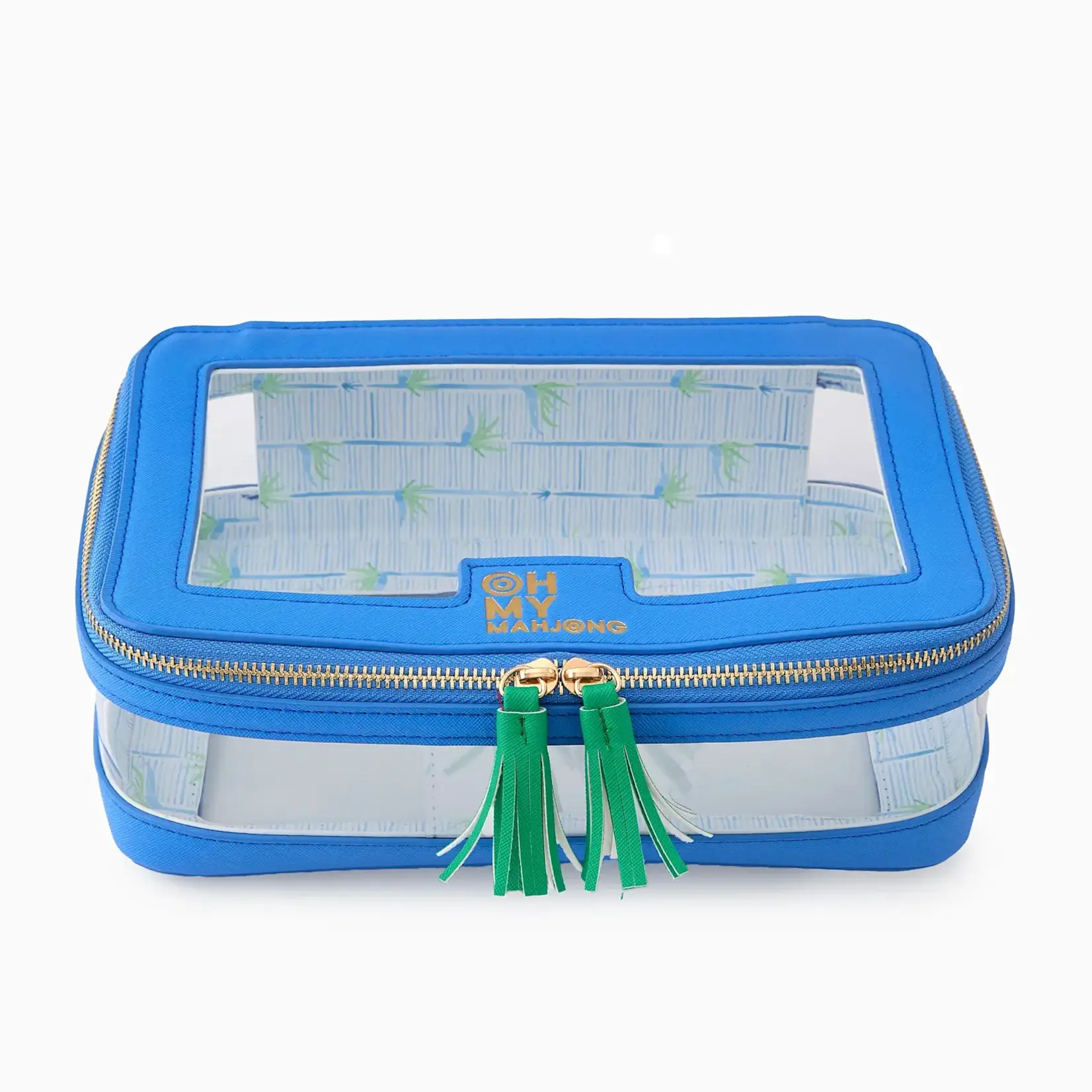 Oh My Mahjong Blue Tile Storage Bag