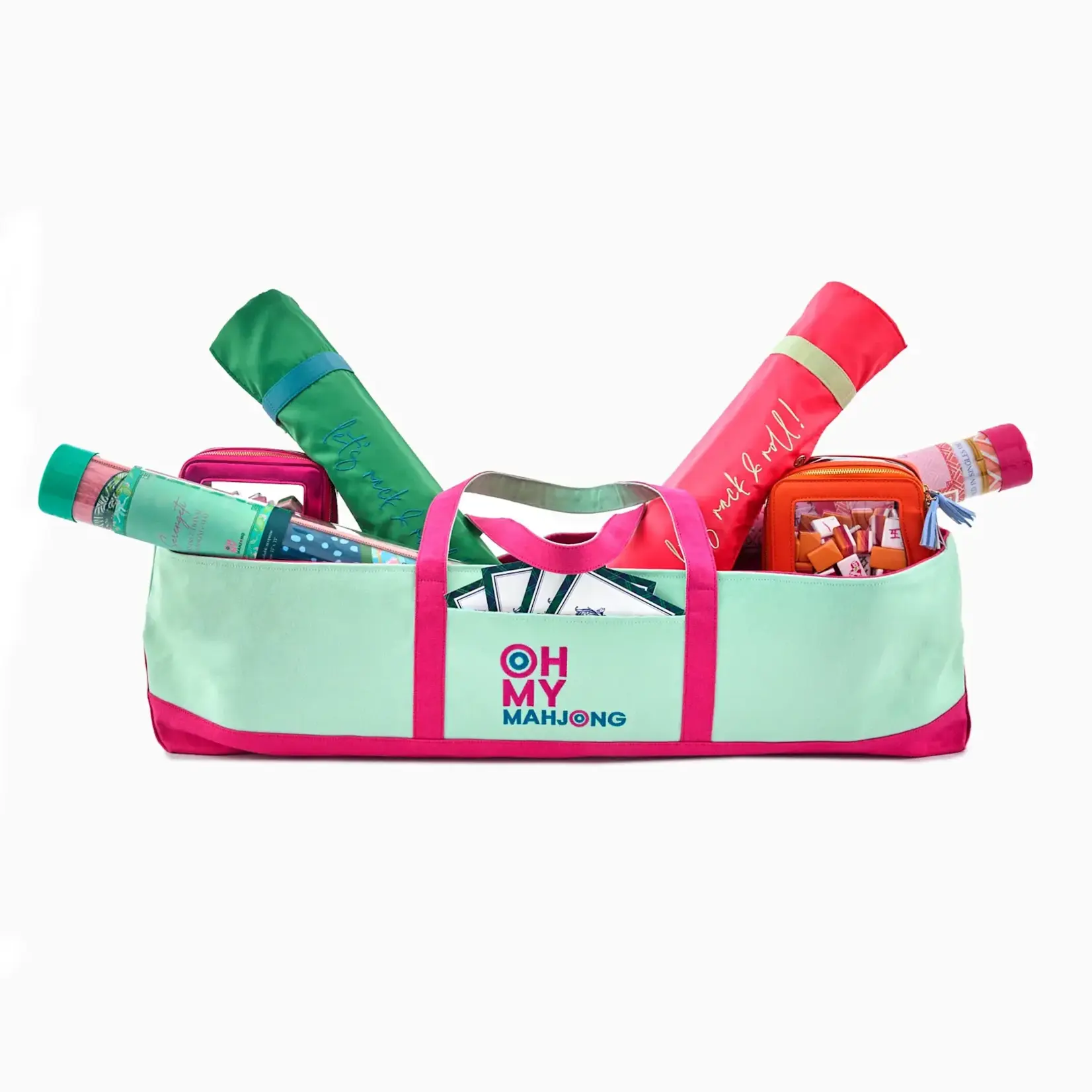 Oh My Mahjong Mint Mat Storage Bag