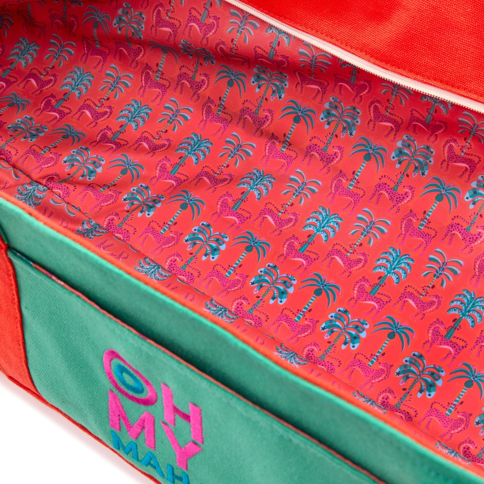 Oh My Mahjong Teal Mat Storage Bag