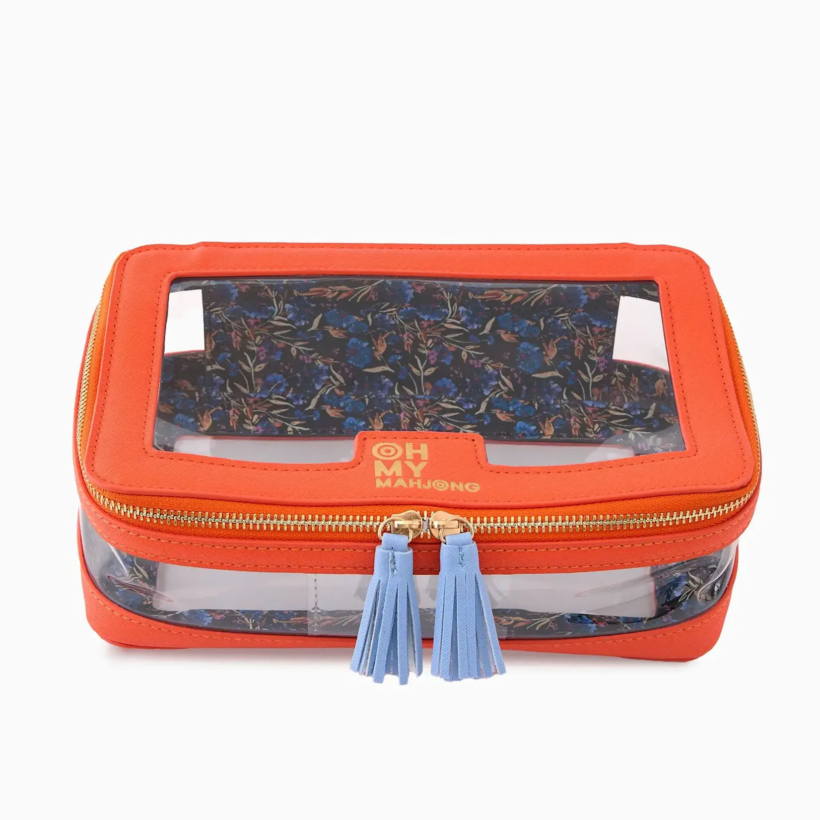 Oh My Mahjong Orange Tile Storage Bag