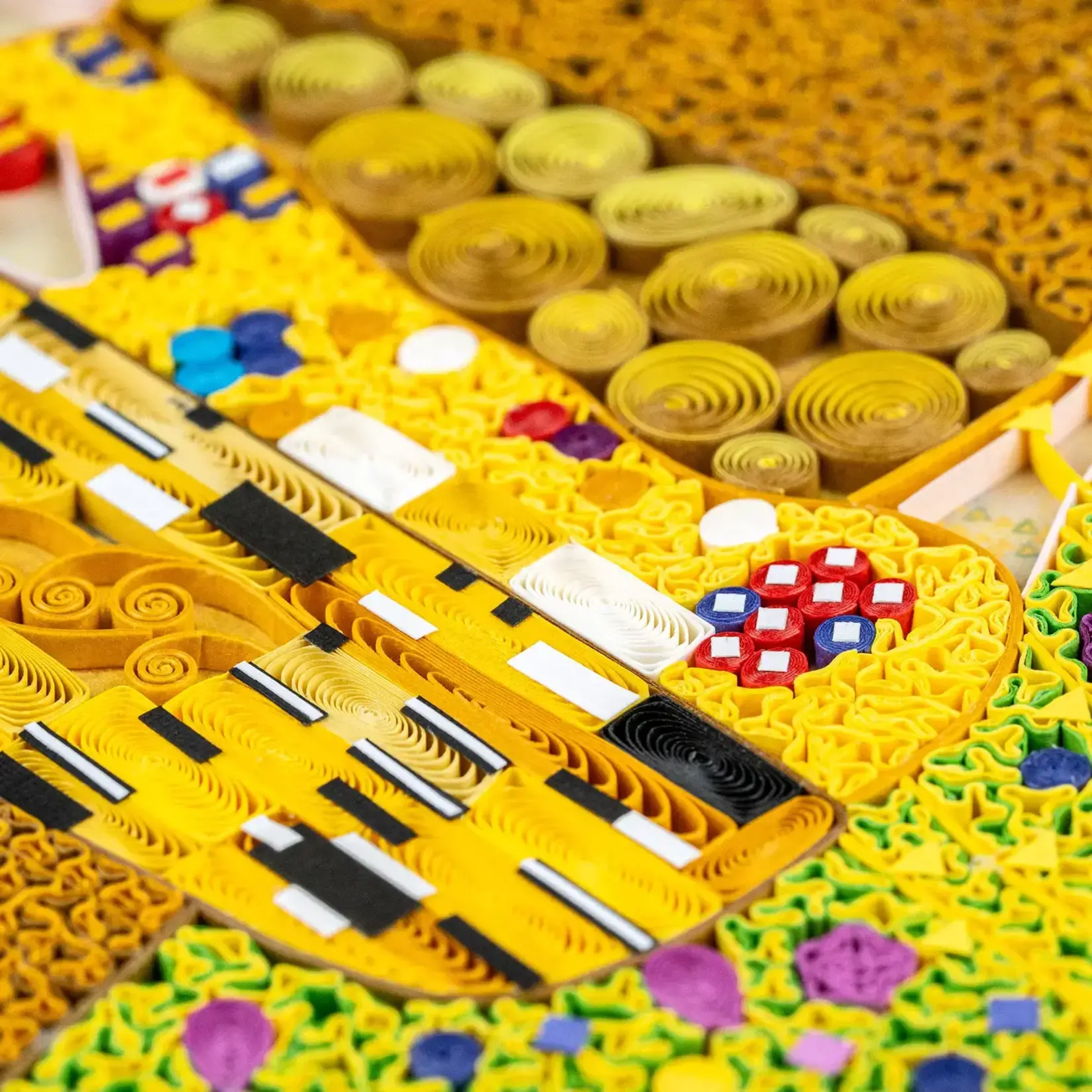 Quilling Card Artist Series - Quilled The Kiss, Klimt Greeting Card