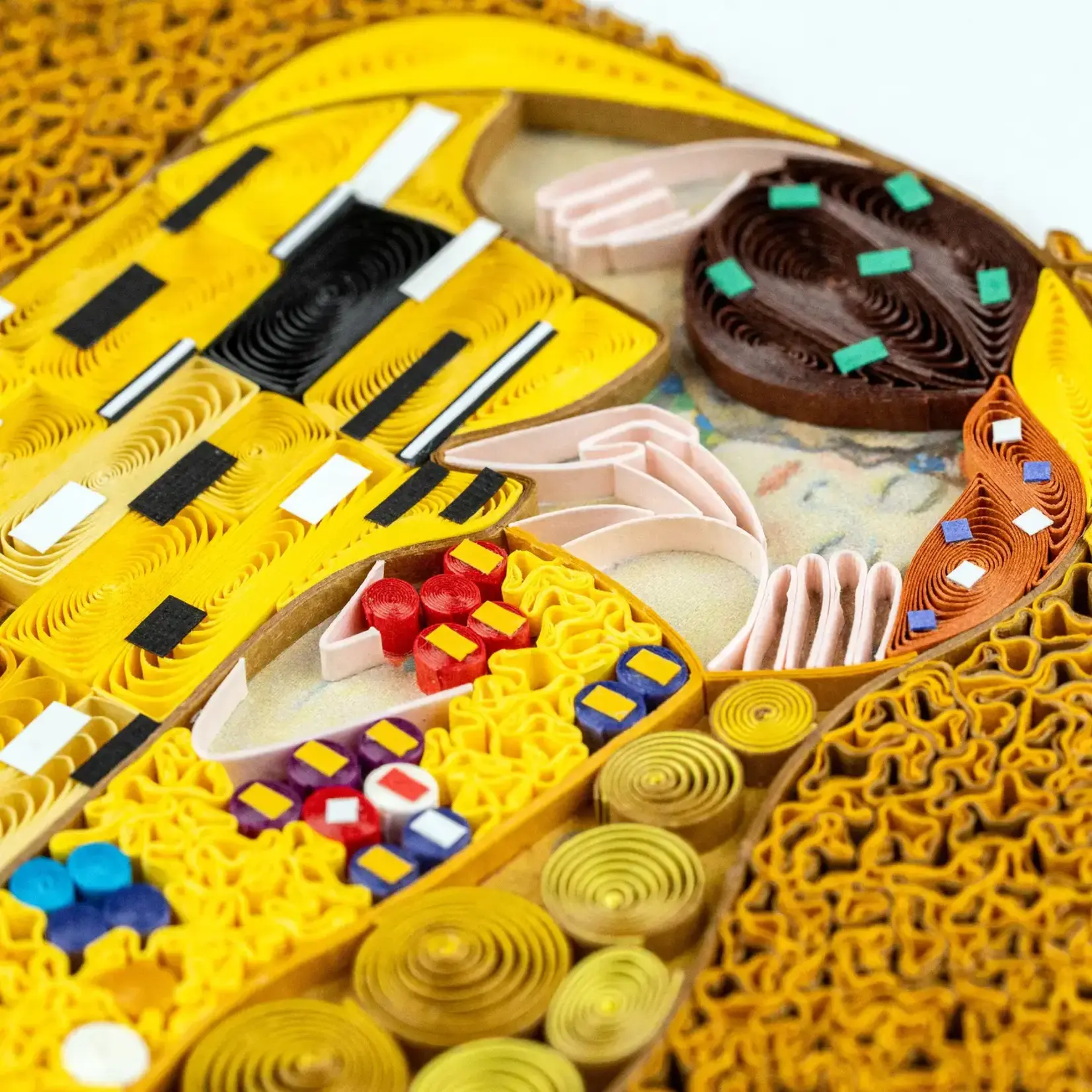 Quilling Card Artist Series - Quilled The Kiss, Klimt Greeting Card
