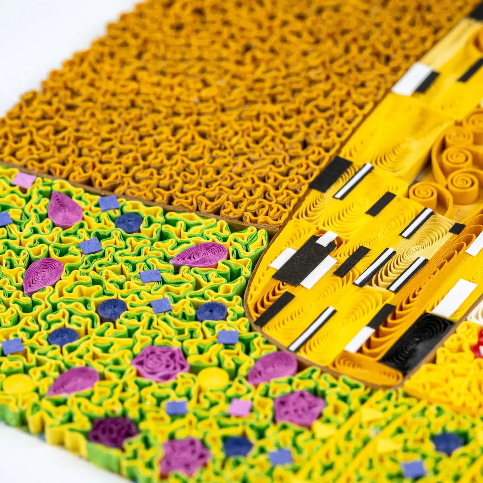 Quilling Card Artist Series - Quilled The Kiss, Klimt Greeting Card