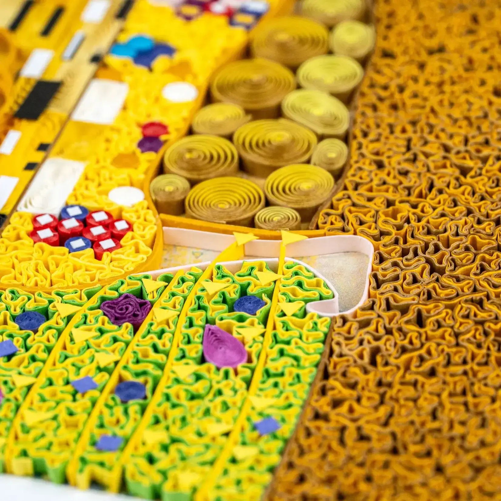 Quilling Card Artist Series - Quilled The Kiss, Klimt Greeting Card