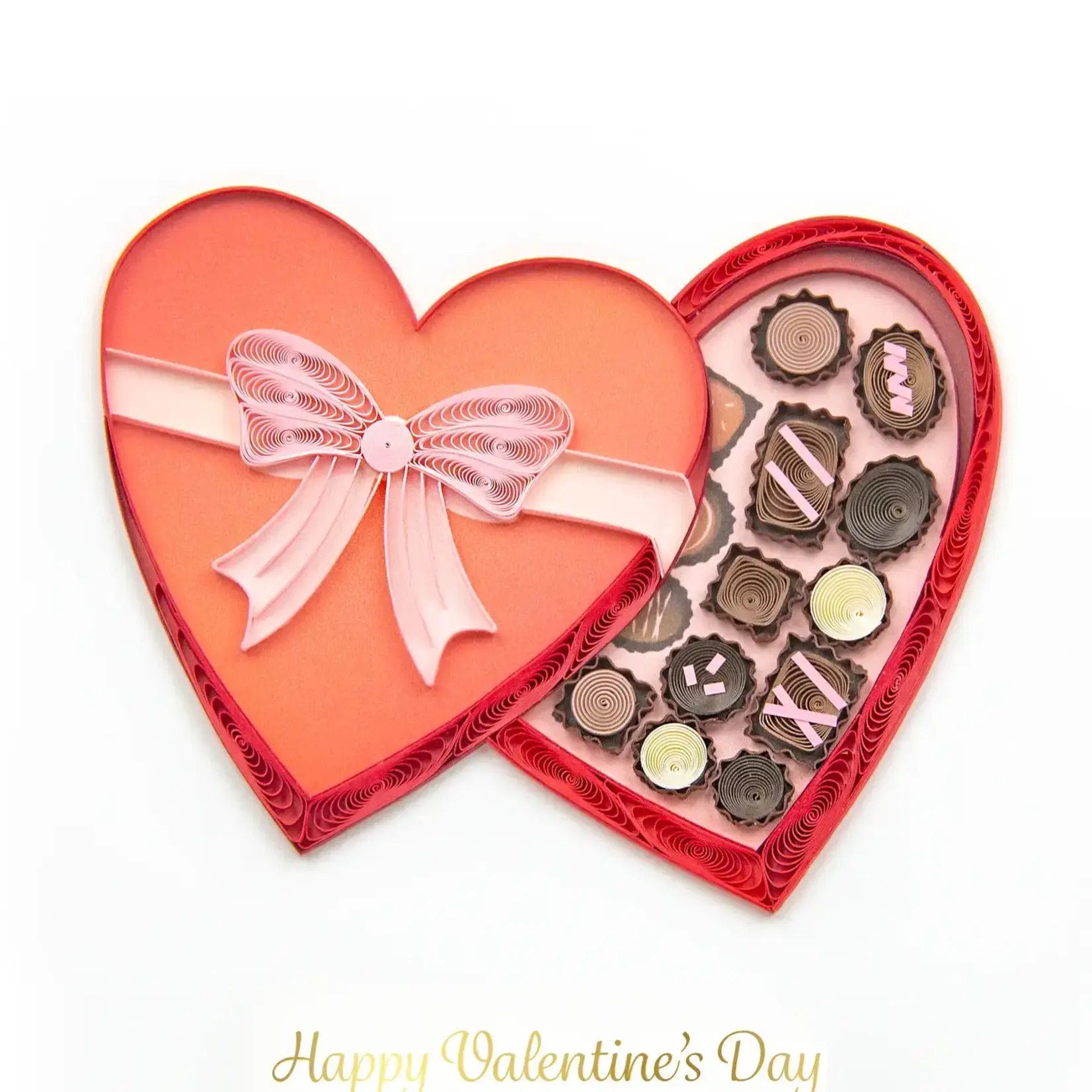 Quilling Card Box of Chocolates