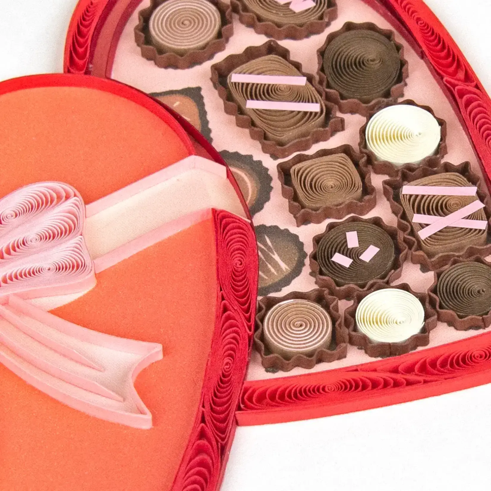 Quilling Card Box of Chocolates