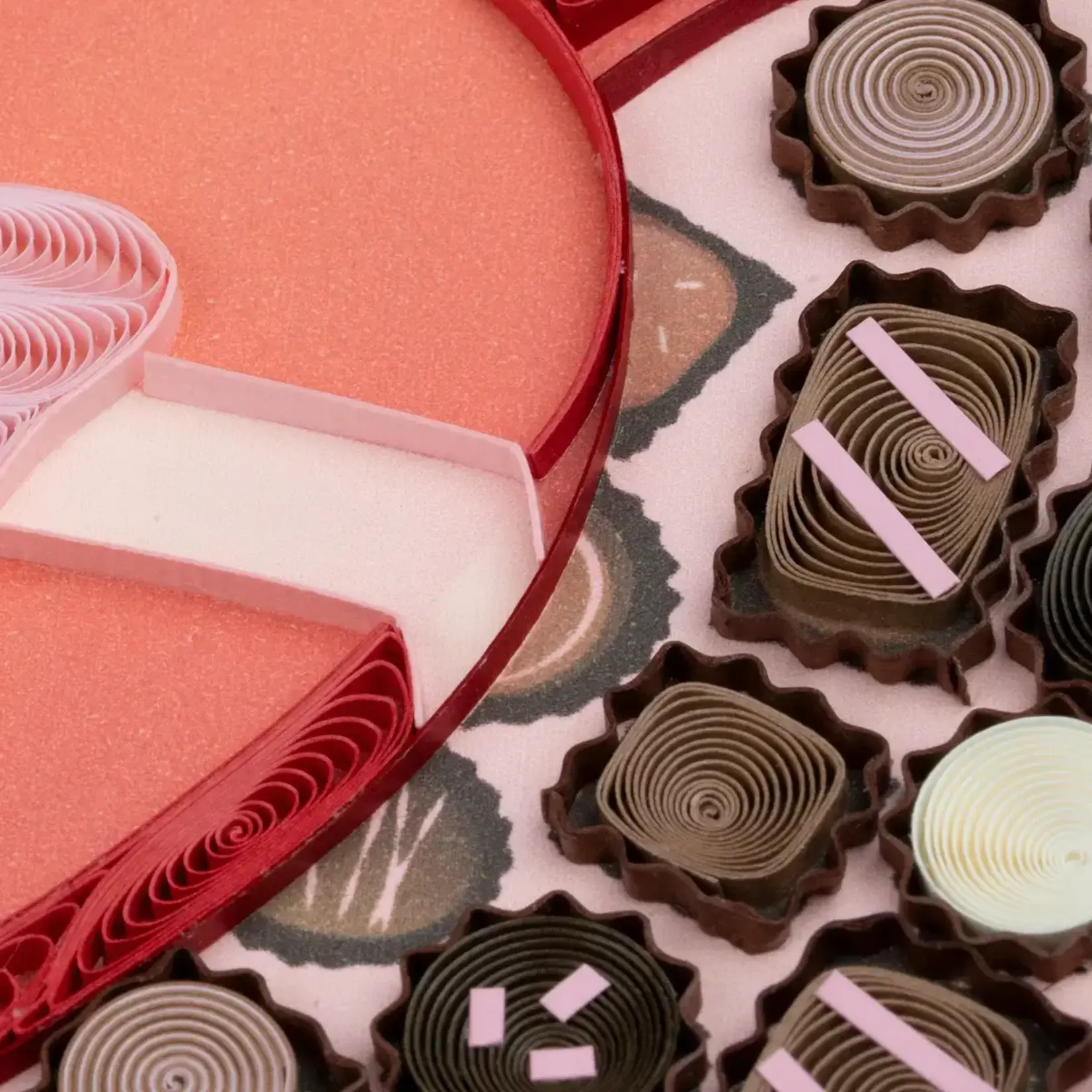 Quilling Card Box of Chocolates