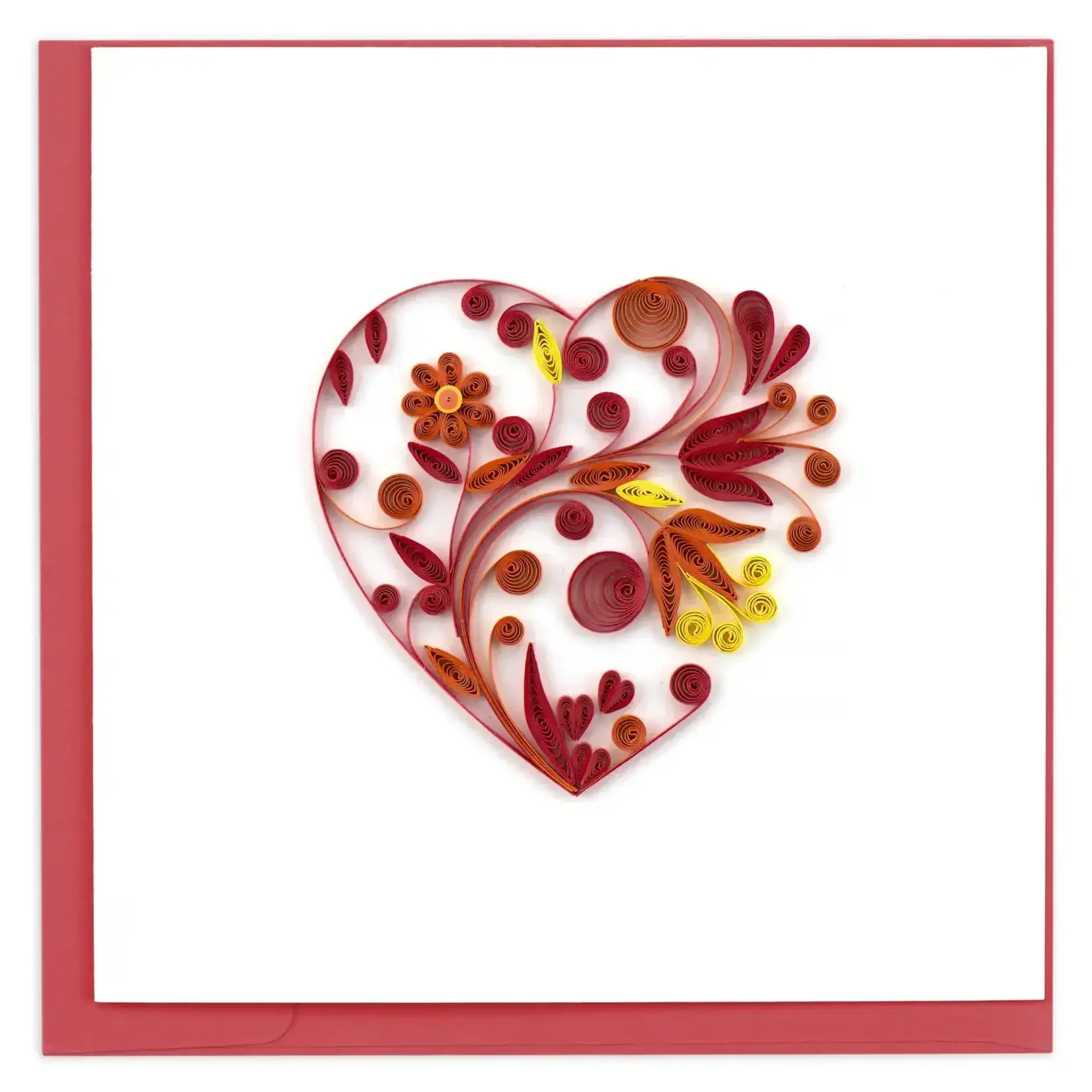 Quilling Card Heart Quilled Love Card
