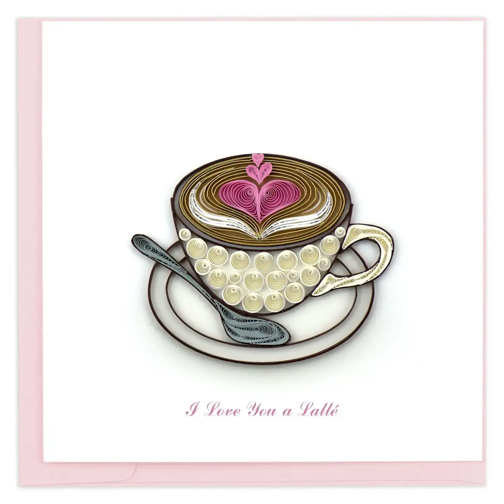 Quilling Card Love Latté Card
