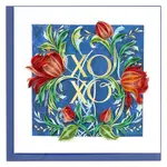 Quilling Card Quilled XOXO Roses Greeting Card
