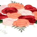 Quilling Card Valentine's Day Bouquet