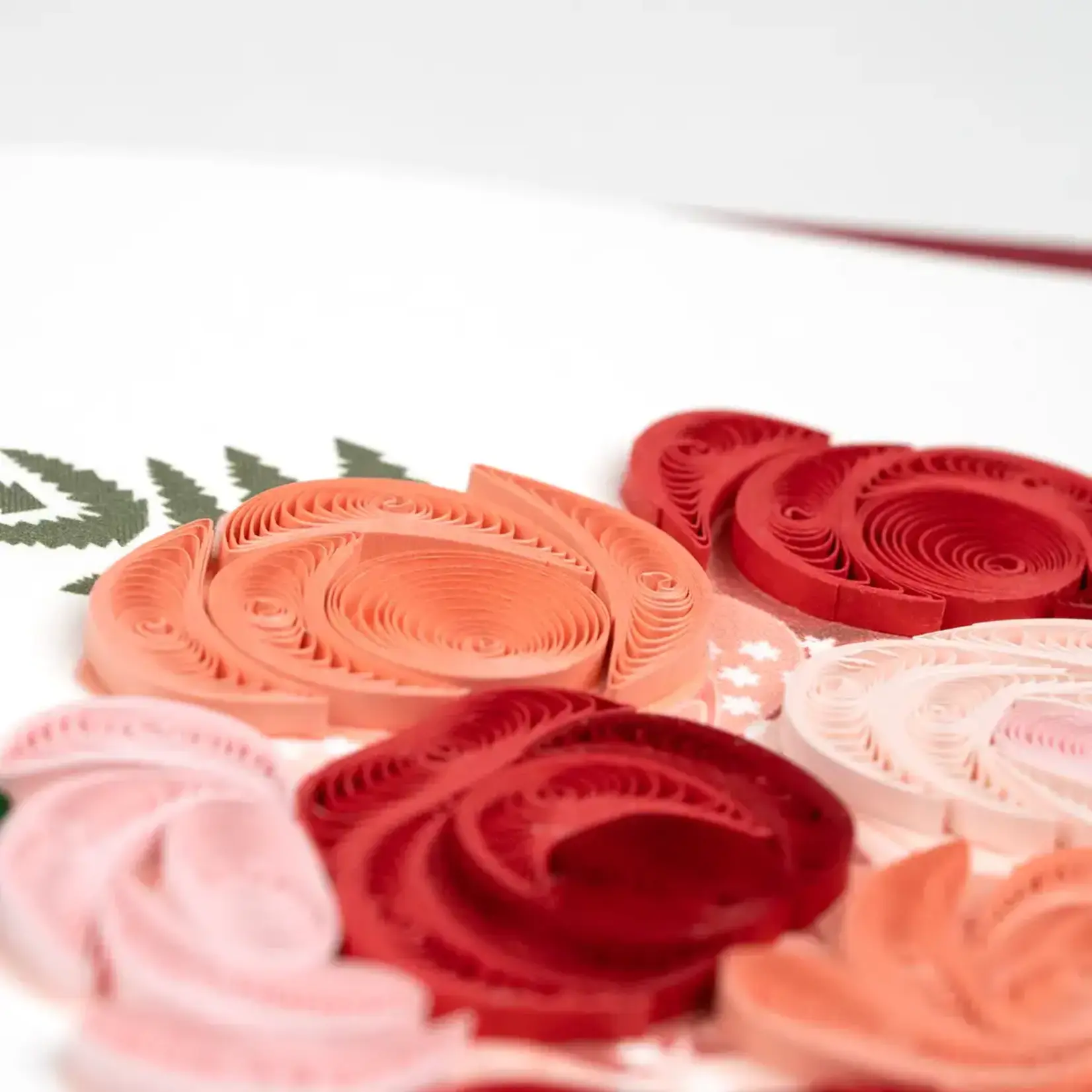 Quilling Card Valentine's Day Bouquet