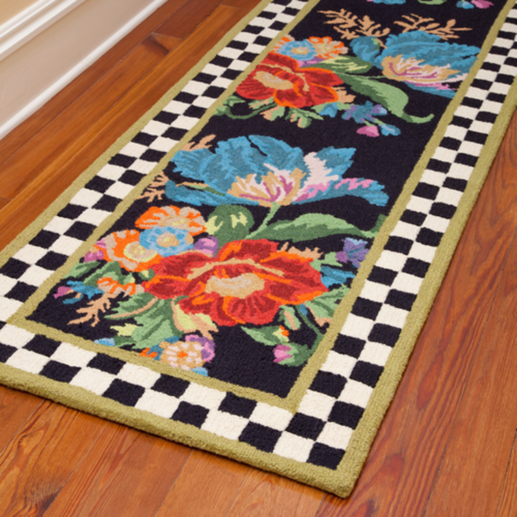 MacKenzie-Childs flower market 2'6" x 8' runner