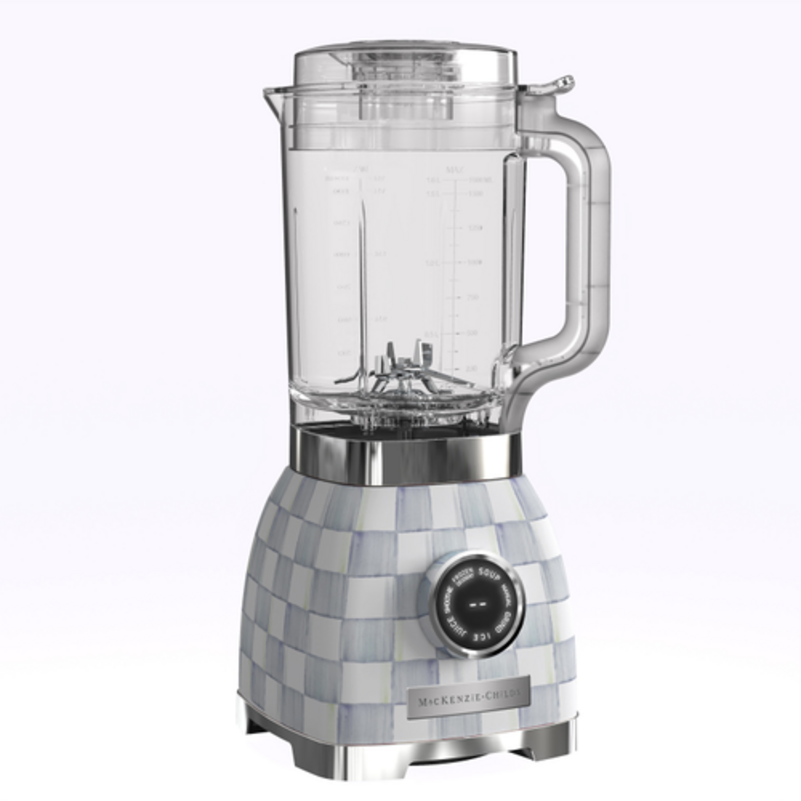 MacKenzie-Childs sterling check blender