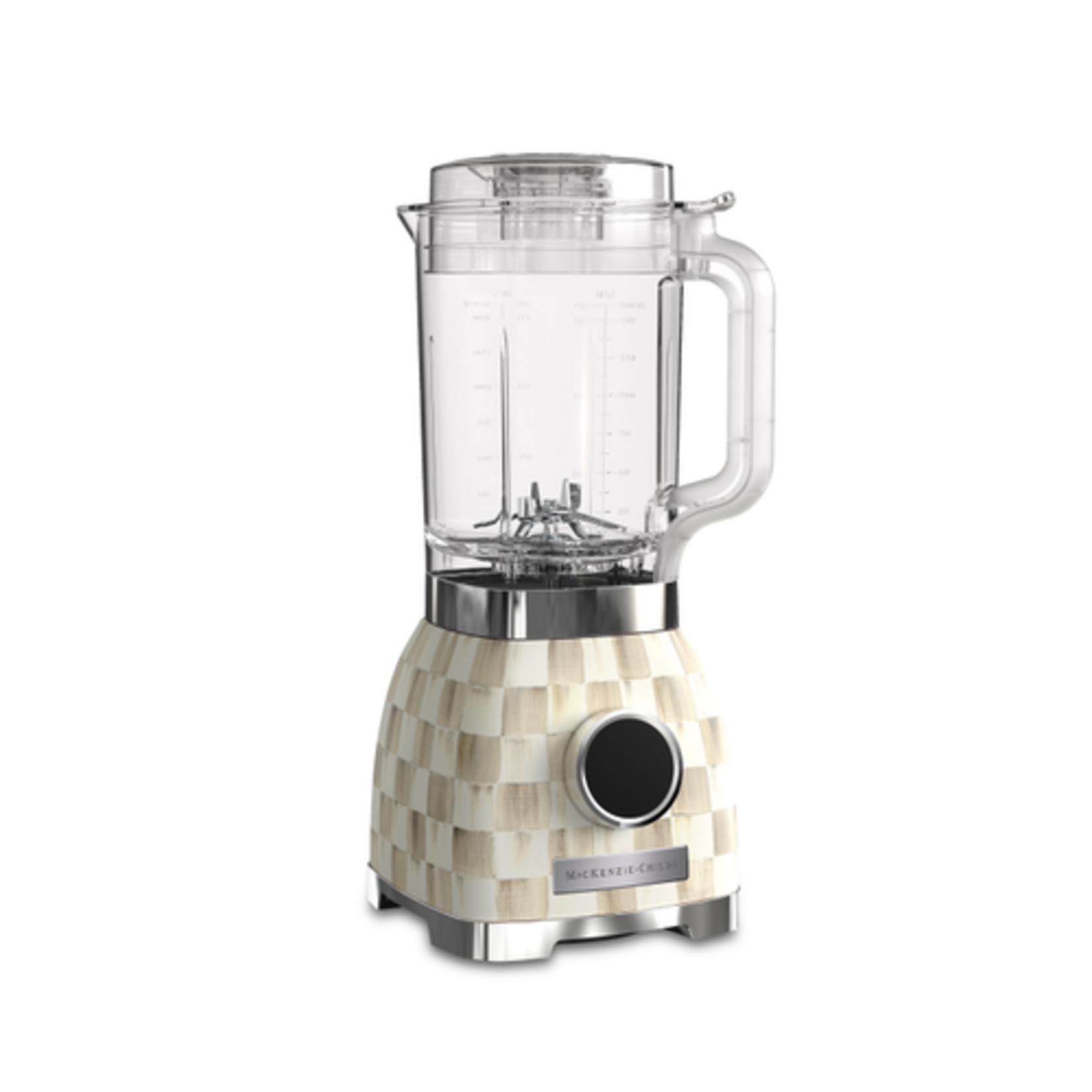 MacKenzie-Childs mocha check blender