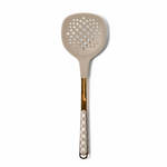 MacKenzie-Childs mocha check slotted turner