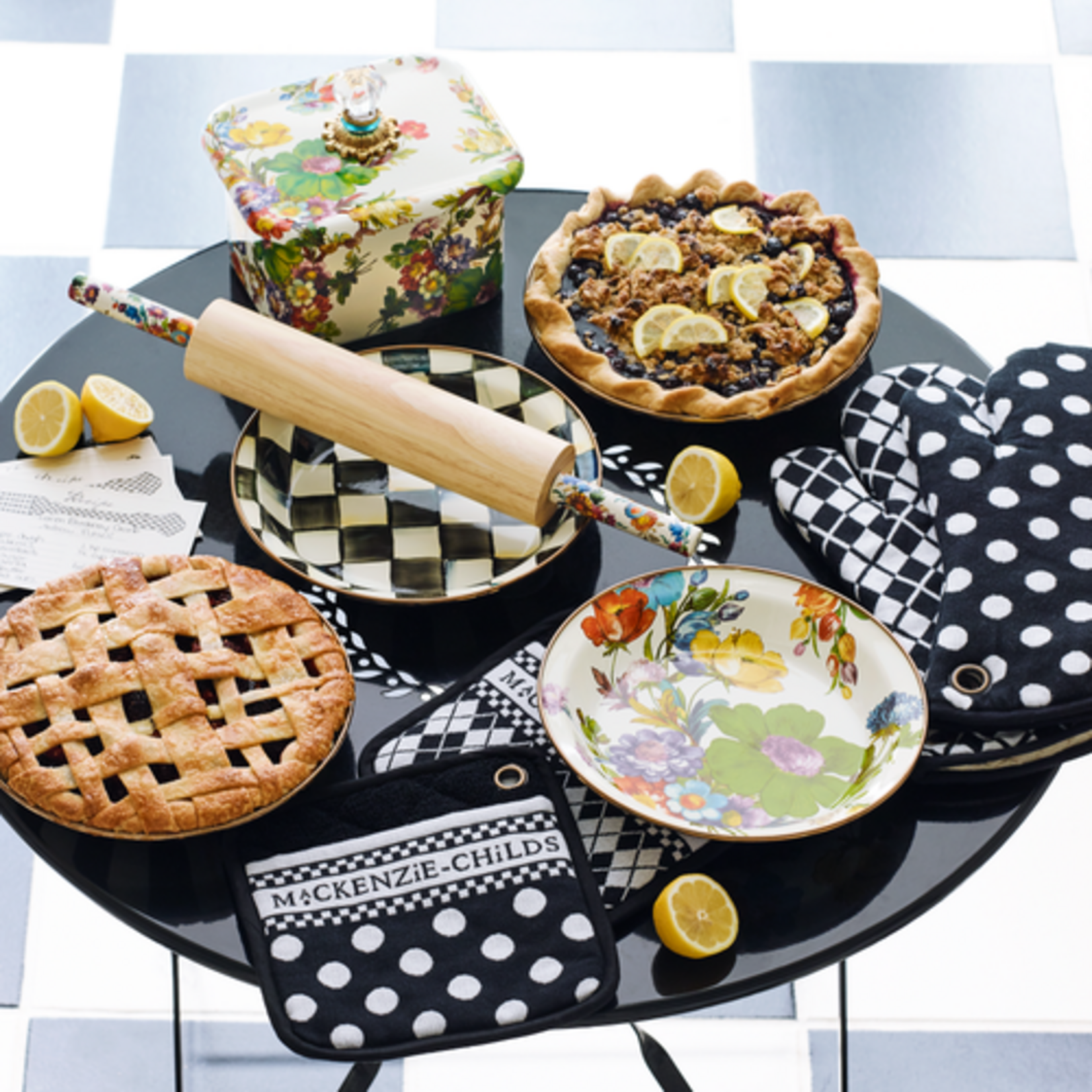 MacKenzie-Childs recipe cards