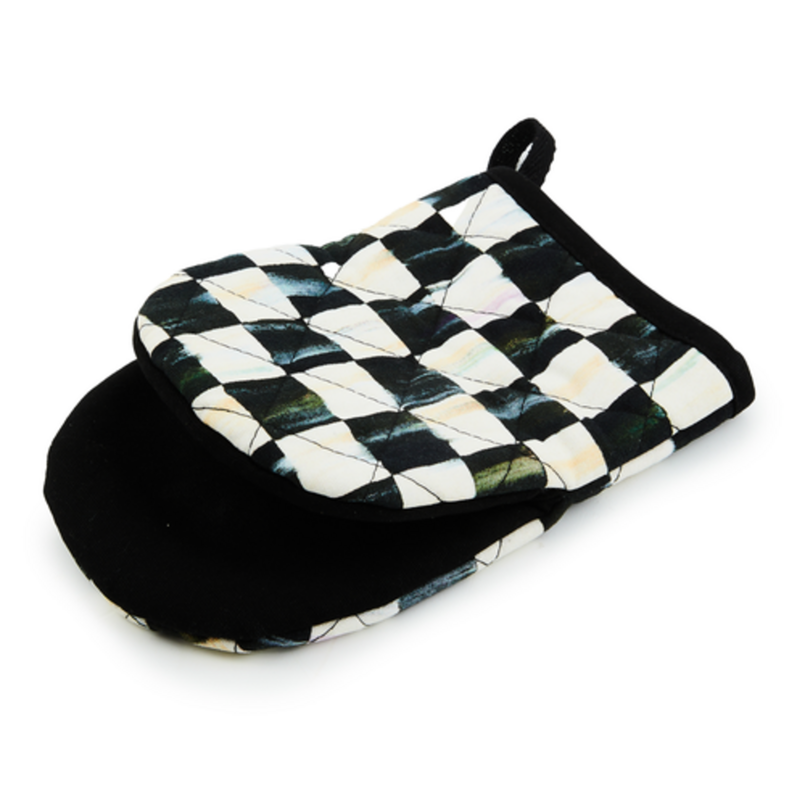 MacKenzie-Childs courtly check mini oven mitt