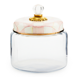 MacKenzie-Childs rosy check medium kitchen canister