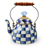 MacKenzie-Childs royal check 2 quart tea kettle
