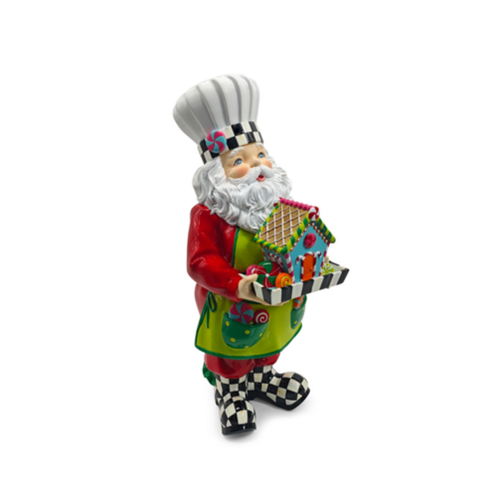 MacKenzie-Childs confetti chef santa