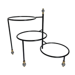 MacKenzie-Childs check serving stand